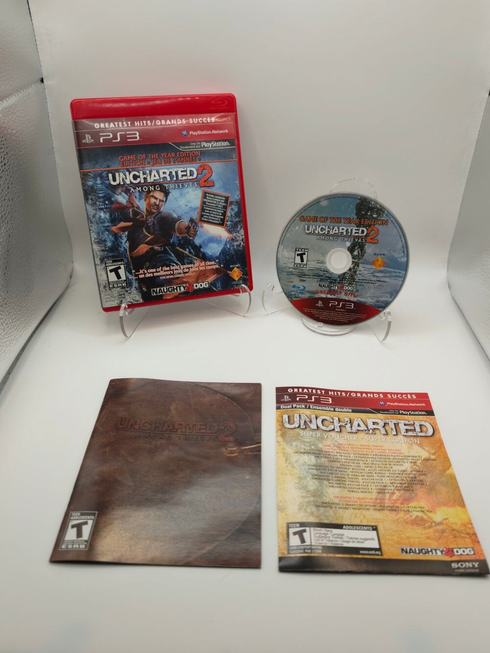 Uncharted 2 Among Thieves GOTY PS3 CIB Complete
